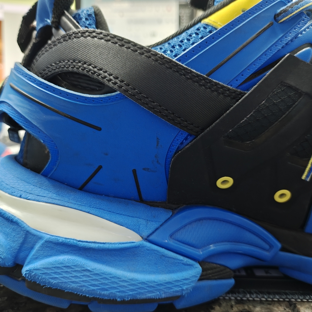 Balenciaga Blue and Yellow Sneakers - Picture 13 of 16